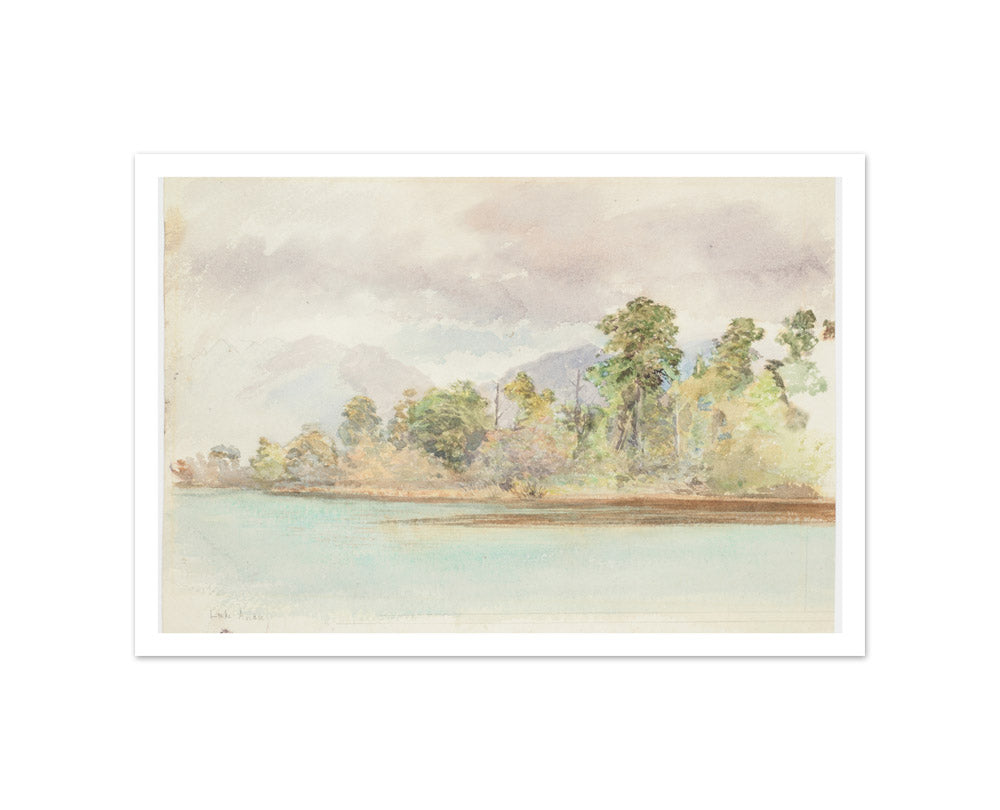 Boat harbour, Te Anau by James Crowe Richmond - Small / With Margin / No Frame