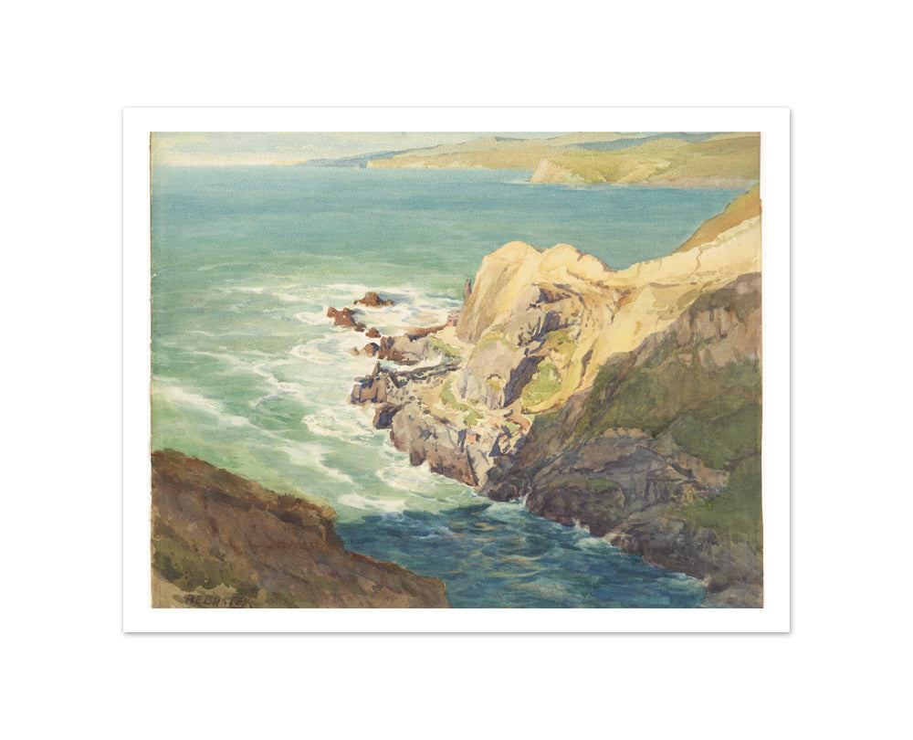 Evening shadows, Taylor's Mistake by Alfred Baxter - Small / With Margin / No Frame