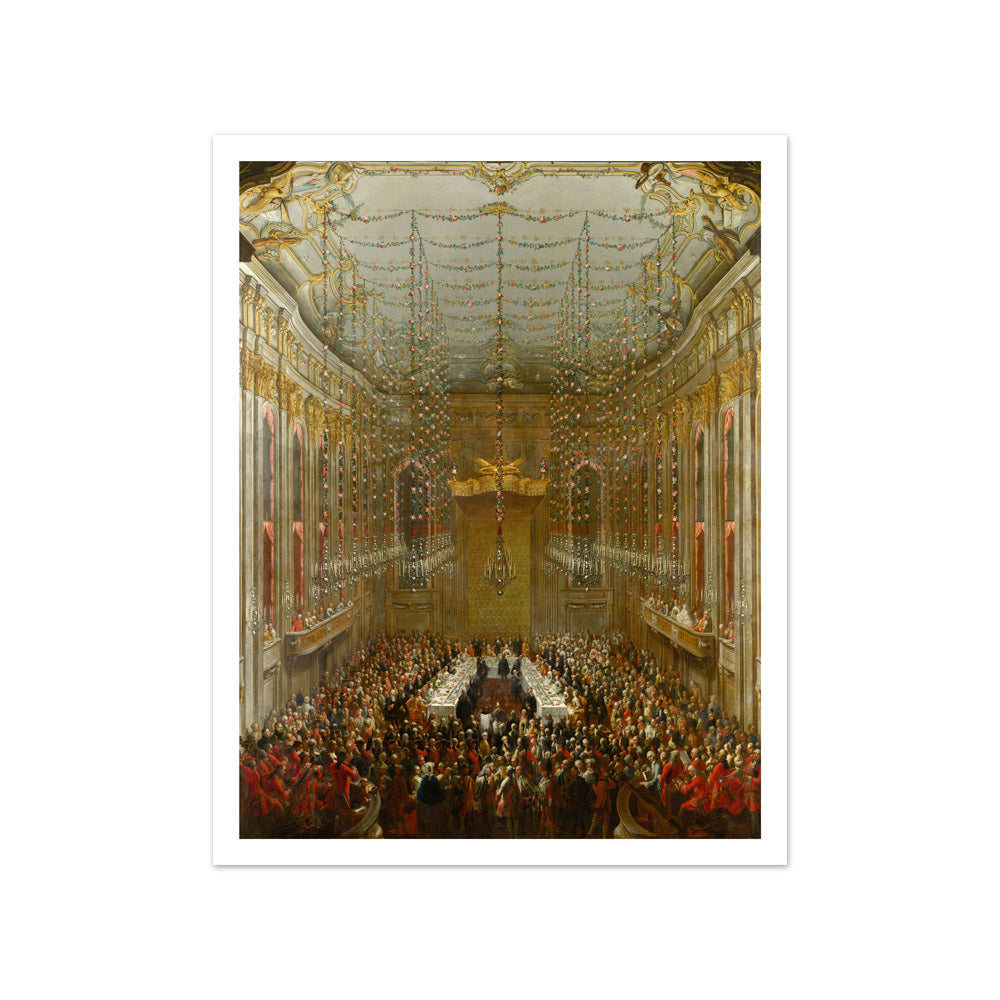 Martin van Meytens - Wedding Supper - Small / With Margin / No Frame