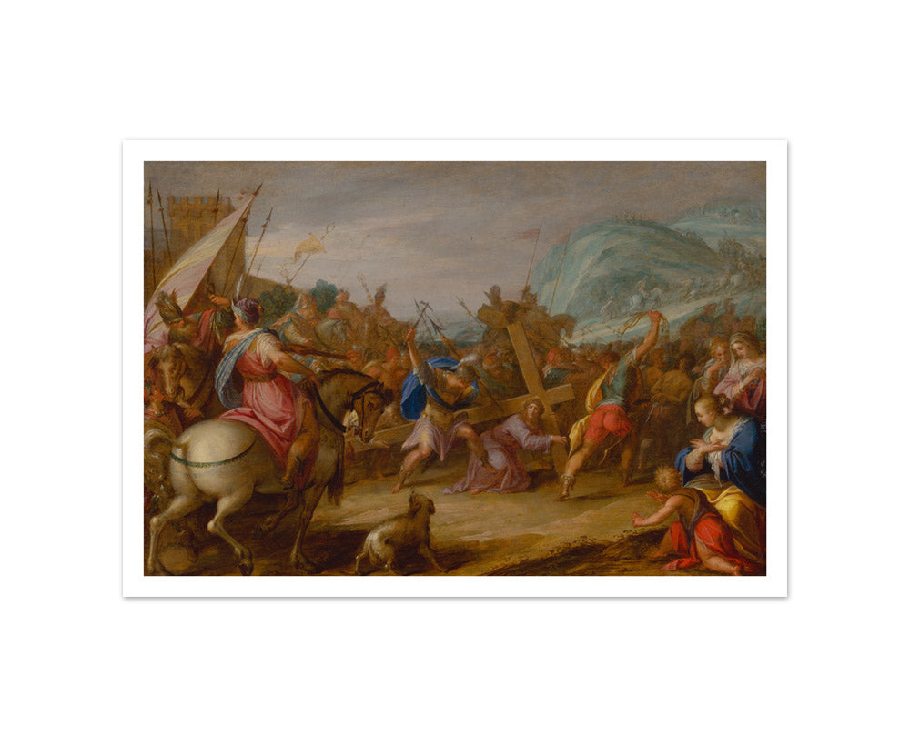 Hans Von Aachen - Carrying the Cross - Small / With Margin / No Frame