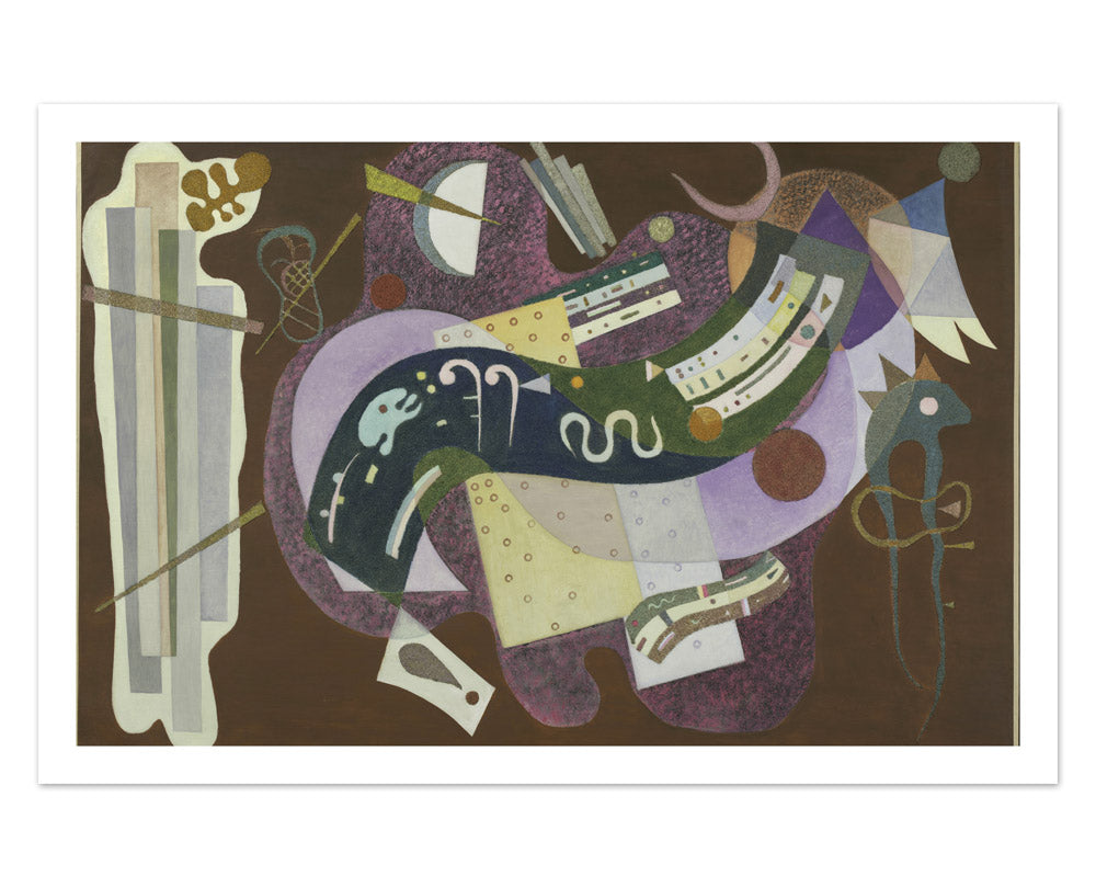 Rigid and Curved by Vasilij Kandinskij - Supreme / With Margin / No Frame