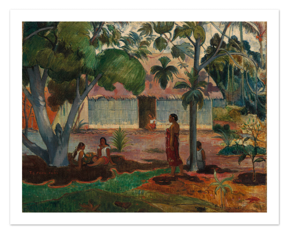 The Large Tree by Paul Gauguin - Supreme / With Margin / No Frame