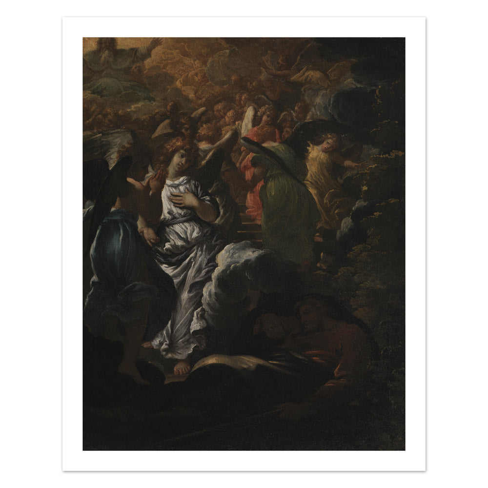 The Dream of Jacob by Girolamo Troppa - Supreme / With Margin / No Frame