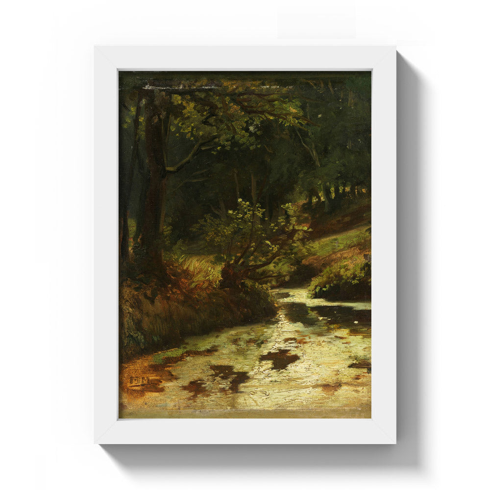 Brook in the Woods near Oosterbeek by Matthijs Maris - Compact / Full Bleed / White Frame