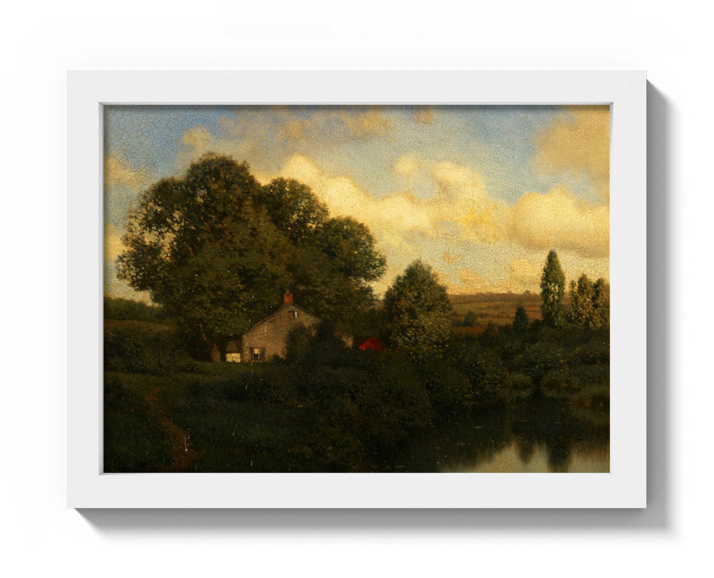 Afternoon in Monmouth County, N.J. by Henry P. Smith - Compact / Full Bleed / White Frame