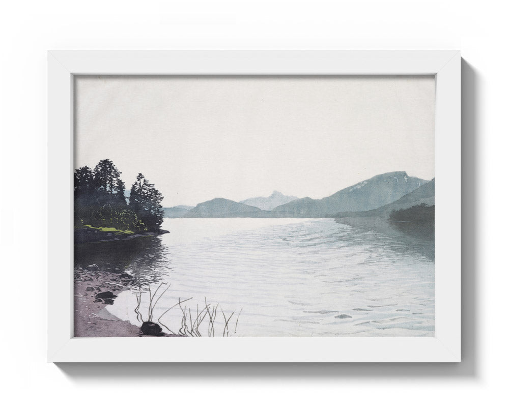 A mountain lake by Hans Frank - Compact / Full Bleed / White Frame