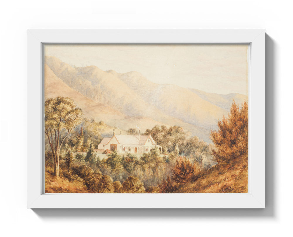 The Ministerial Residence by Charles Decimus Barraud - Compact / Full Bleed / White Frame