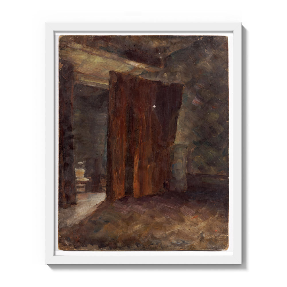 Hallway by Walther Gamerith - Medium / Full Bleed / White Frame