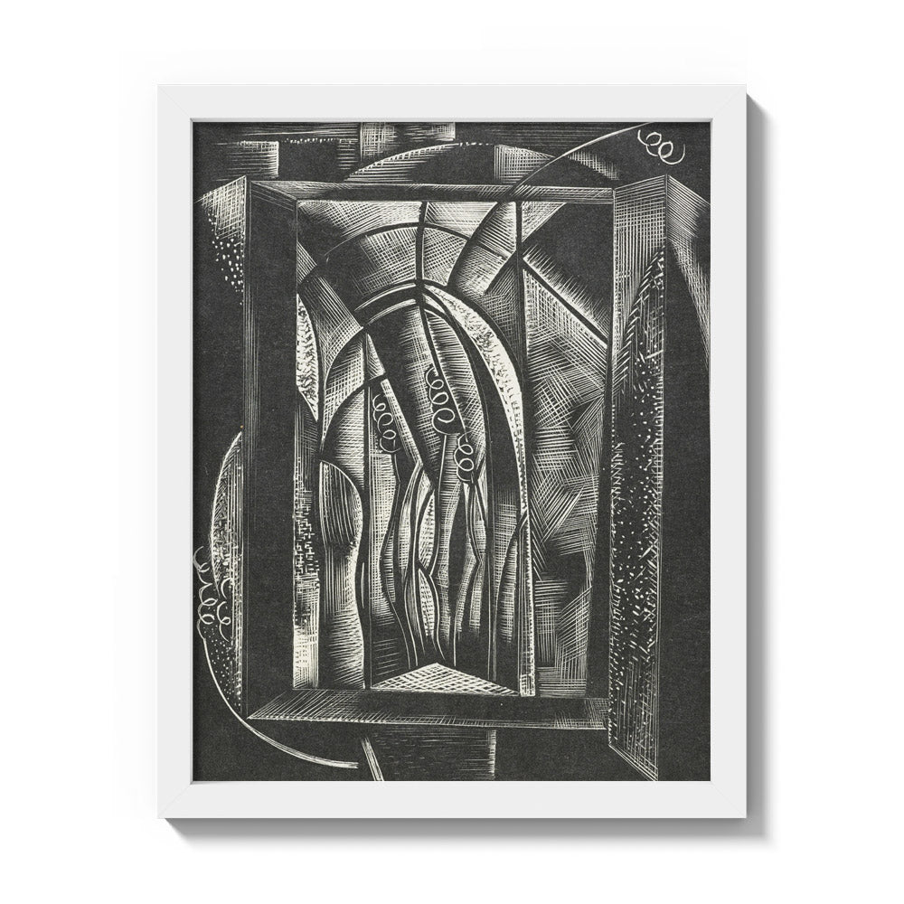 Coronilla by Paul Nash - Small / Full Bleed / White Frame