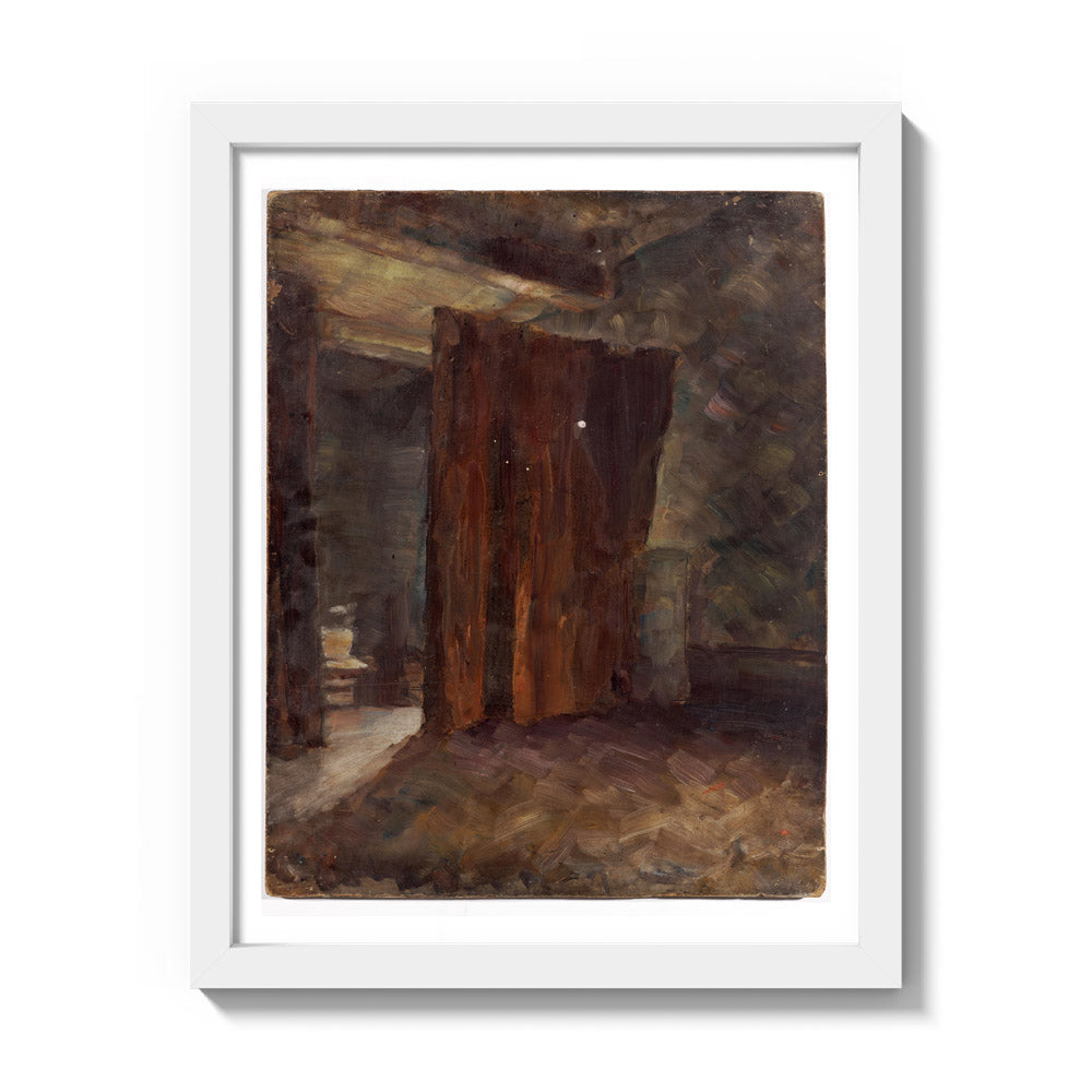 Hallway by Walther Gamerith - Small / With Margin / White Frame