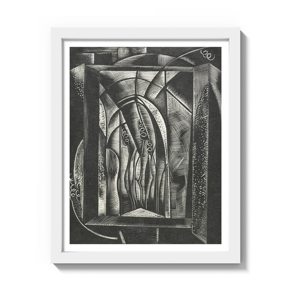 Coronilla by Paul Nash - Small / With Margin / White Frame