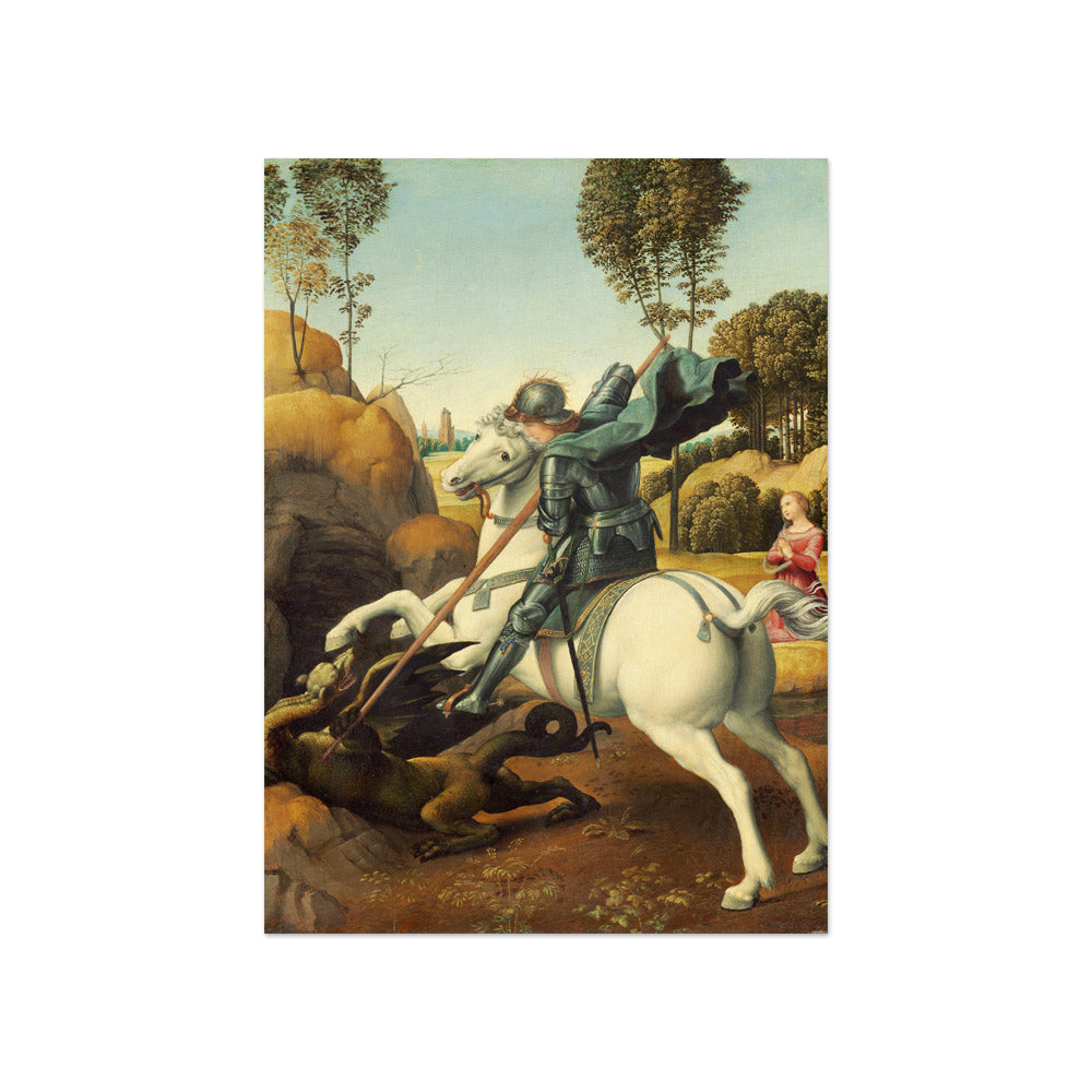 Raphael - Saint George and the Dragon - Compact / Full Bleed / No Frame - Poster