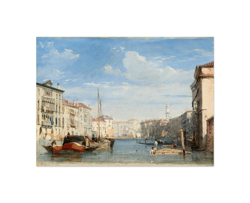 Richard Parkes Bonington - The Grand Canal - Compact / Full Bleed / No Frame - Poster