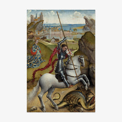 Rogier van der Weyden - Saint George and the Dragon - Poster