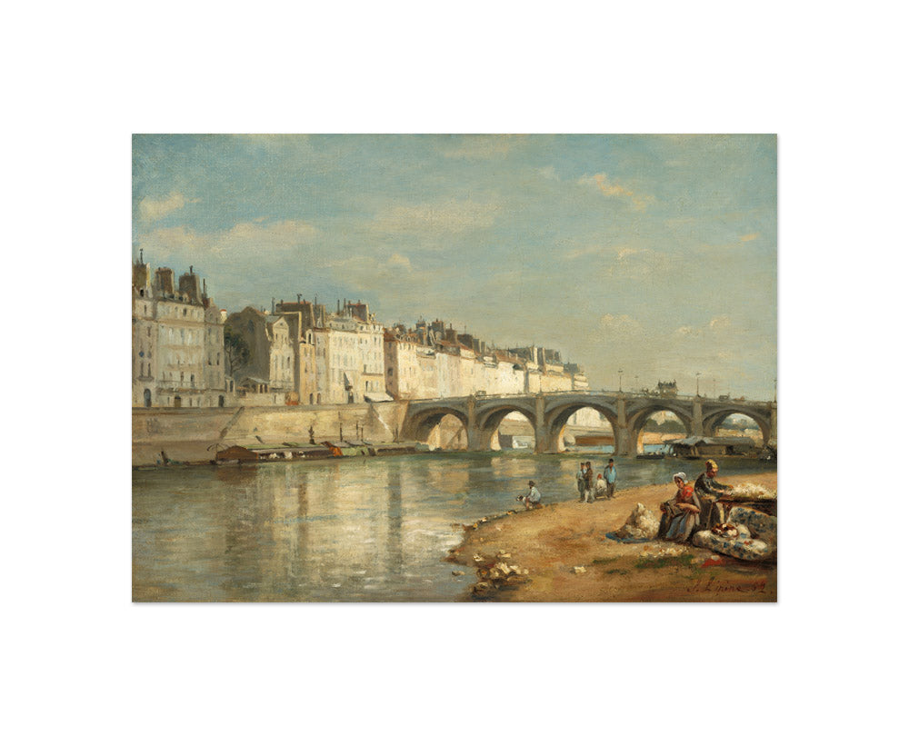 Stanislas Lépine - Pont de la Tournelle Paris - Compact / Full Bleed / No Frame - Poster