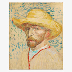 Self-Portrait with Straw Hat by Vincent van Gogh - thumbnail_0_nf_6648935cbc76b73548b8c9d4