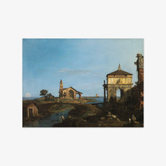 An Island in the Lagoon with a Gateway... by Canaletto - thumbnail_0_nf_6687167e31d64838678de43f