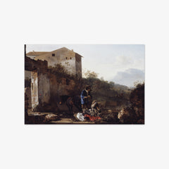 Landscape with a Goatherd by Adam Pynacker - thumbnail_0_nf_6687319f31d64838678de492