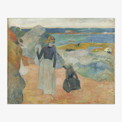 At the Beach, Bretagne by Paul Gauguin - thumbnail_0_nf_66ac0ee61000f9bb7f31f47b