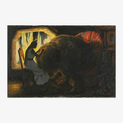 The Princess picking Lice from the Troll by Theodor Kittelsen - thumbnail_0_nf_66b098df1000f9bb7f31f55b