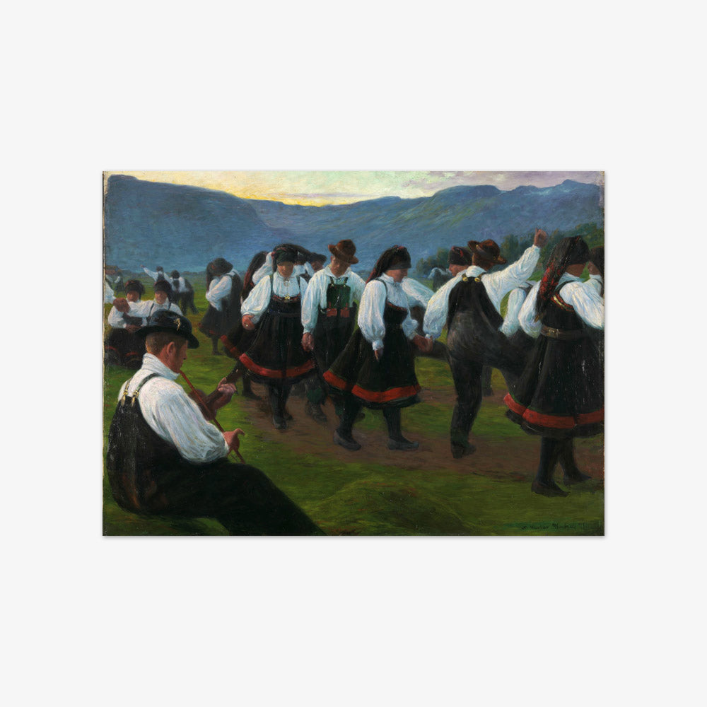 Gustav Wentzel - Dance in Setesdal – monalisaprints