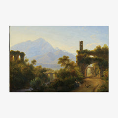 Ruins in an Italian Landscape by Louise-Joséphine Sarazin de Belmont - thumbnail_0_nf_66b0ef221000f9bb7f31f5c9