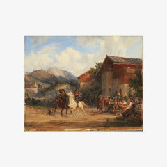 Mounted Peasants by Hermann Kauffmann - thumbnail_0_nf_66b0f7571000f9bb7f31f672