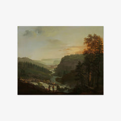 View from Tistedalen towards Halden by Christian August Lorentzen - thumbnail_0_nf_66b0f89f1000f9bb7f31f696