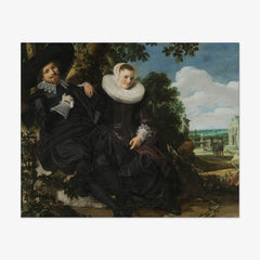 Portrait of a Married Couple, Likely Isaac Abrahamsz Massa and Beatrix van der Laen by Frans Hals - thumbnail_0_nf_66f9a707d568e34668c80969