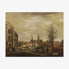 The Rapenburg in Leiden by Carel Lodewijk Hansen - thumbnail_0_nf_66fa9a528213847b6f3578c4