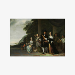 Pieter Cnoll, Cornelia van Nijenrode, their Daughters and Two Enslaved Servants by Jacob Coeman - thumbnail_0_nf_66fa9b0e8213847b6f3578cc