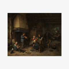 Peasants in an Interior by Adriaen van Ostade - thumbnail_0_nf_66fc1d808213847b6f35792e