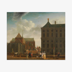 The Nieuwe Kerk and the Town Hall on the Dam in Amsterdam by Isaac Ouwater - thumbnail_0_nf_66fc1de98213847b6f357938