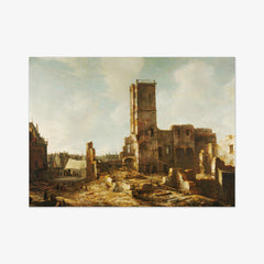 The Ruins of the Old Town Hall of Amsterdam after the Fire of 7 July 1652 by Jan Abrahamsz. Beerstraten - thumbnail_0_nf_66fc54ce8213847b6f35798b