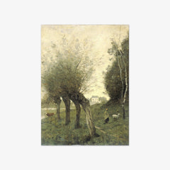 Landscape with Pollard Willows by Camille Corot - thumbnail_0_nf_66fce76c8213847b6f357a25