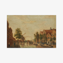 The Brouwersgracht in Amsterdam by unknown - thumbnail_0_nf_66fce9528213847b6f357a33