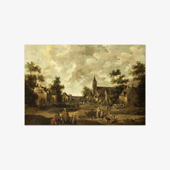 Village Street by Cornelis Droochsloot - thumbnail_0_nf_66fdcd378213847b6f357b51