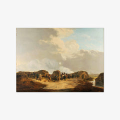 The Demilune constructed at the Siege of Naarden, April 1814 by Pieter Gerardus van Os - thumbnail_0_nf_66fdce588213847b6f357b61
