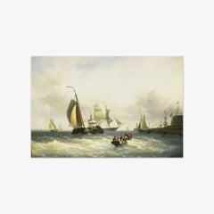 Anchorage at Bremerhaven by Willem Gruyter Jr. - thumbnail_0_nf_66fdcf3f8213847b6f357b6a