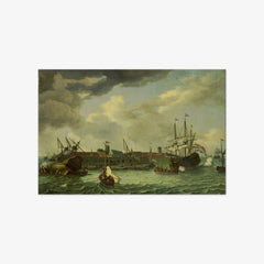 The Island of Onrust near Batavia (Jakarta) by Abraham Storck - thumbnail_0_nf_66fe3a158213847b6f357b70