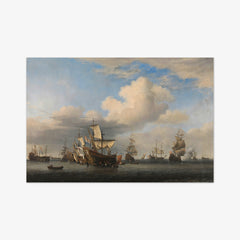 Captured English Ships after the Four Days’ Battle by Willem van de Velde the Younger - thumbnail_0_nf_66fe3acc8213847b6f357b72