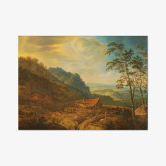 Mountainous Landscape with Farm by Herman Saftleven - thumbnail_0_nf_66fe3ce88213847b6f357b80