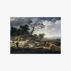 Landscape with Cattle on a Country Road by Jan Wijnants - thumbnail_0_nf_66fe61468213847b6f357bb1