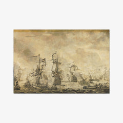 Battle between the Dutch and Swedish Fleets, in the Sound, 8 November 1658 by Willem van de Velde - thumbnail_0_nf_66fe69bd8213847b6f357bd2