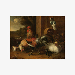 A Poultry Yard by Melchior d'Hondecoeter - thumbnail_0_nf_66fe6fcc8213847b6f357bde
