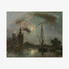 Overschie in the Moonlight by Johan Barthold Jongkind - thumbnail_0_nf_66fe7ad78213847b6f357bf1
