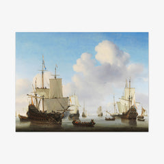 Dutch Ships in a Calm Sea by Willem van de Velde II - thumbnail_0_nf_66fe7f9d8213847b6f357c07