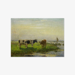 Cows in the Meadow by Bernardus Antonie van Beek - thumbnail_0_nf_66fe862d8213847b6f357c3b
