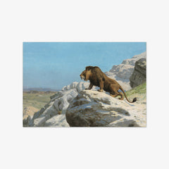 Lion on the Watch by Jean-Léon Gérôme - thumbnail_0_nf_671038ae762cab4eff787177