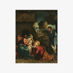 Holy Family with a Shepherd by Battista Dossi - thumbnail_0_nf_671040ec762cab4eff7871e3